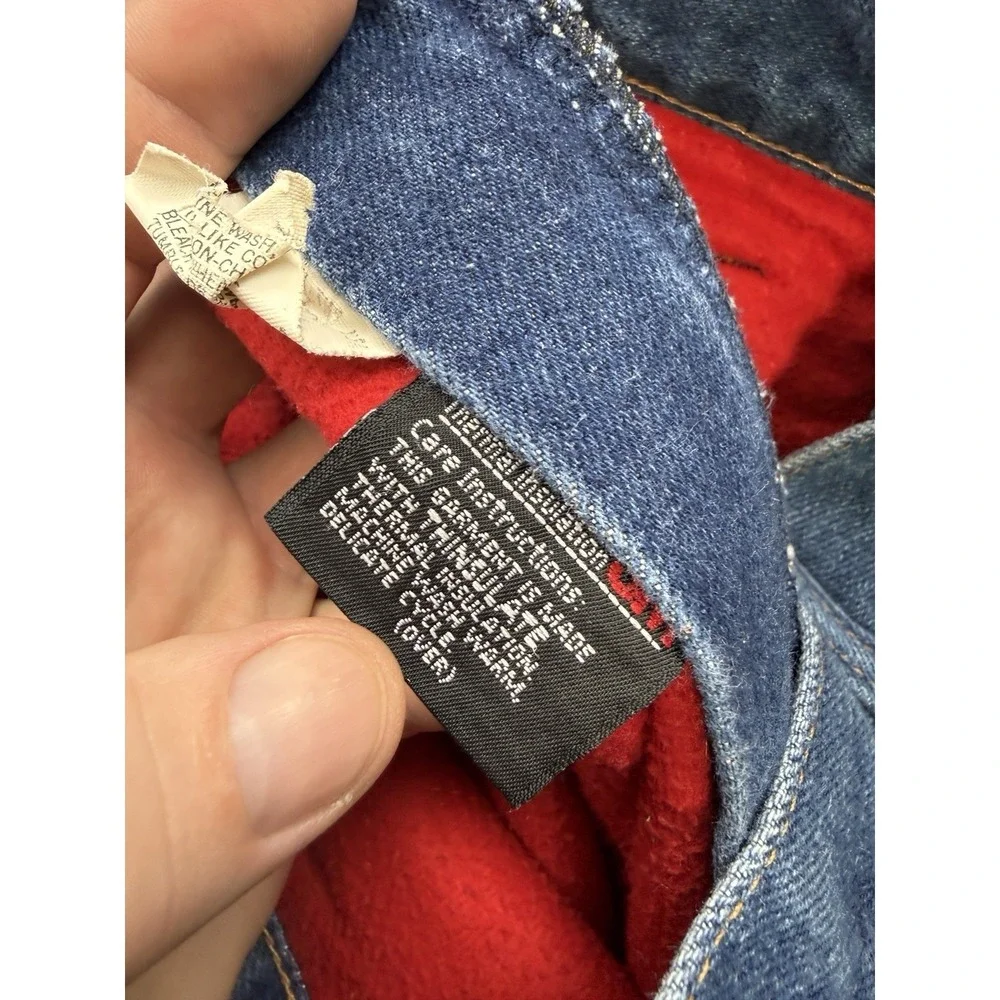 Vintage Key Jeans Mens 36x30 Blue Denim Thinsulate Fleece Lined Made In USA 90s